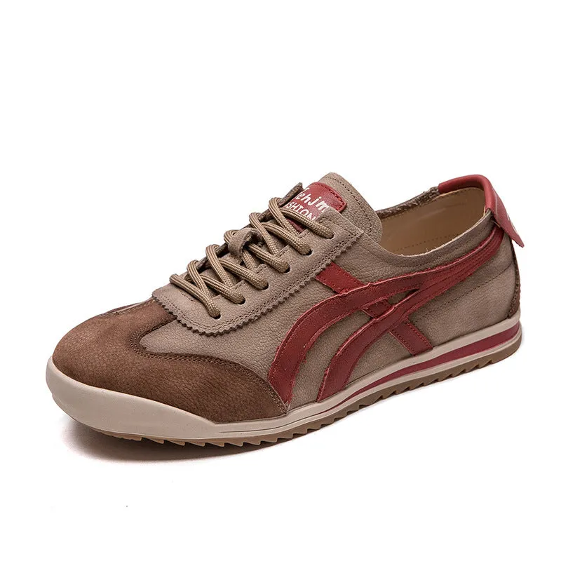 Women Fashion Leather Soft Flat Casual Shoes