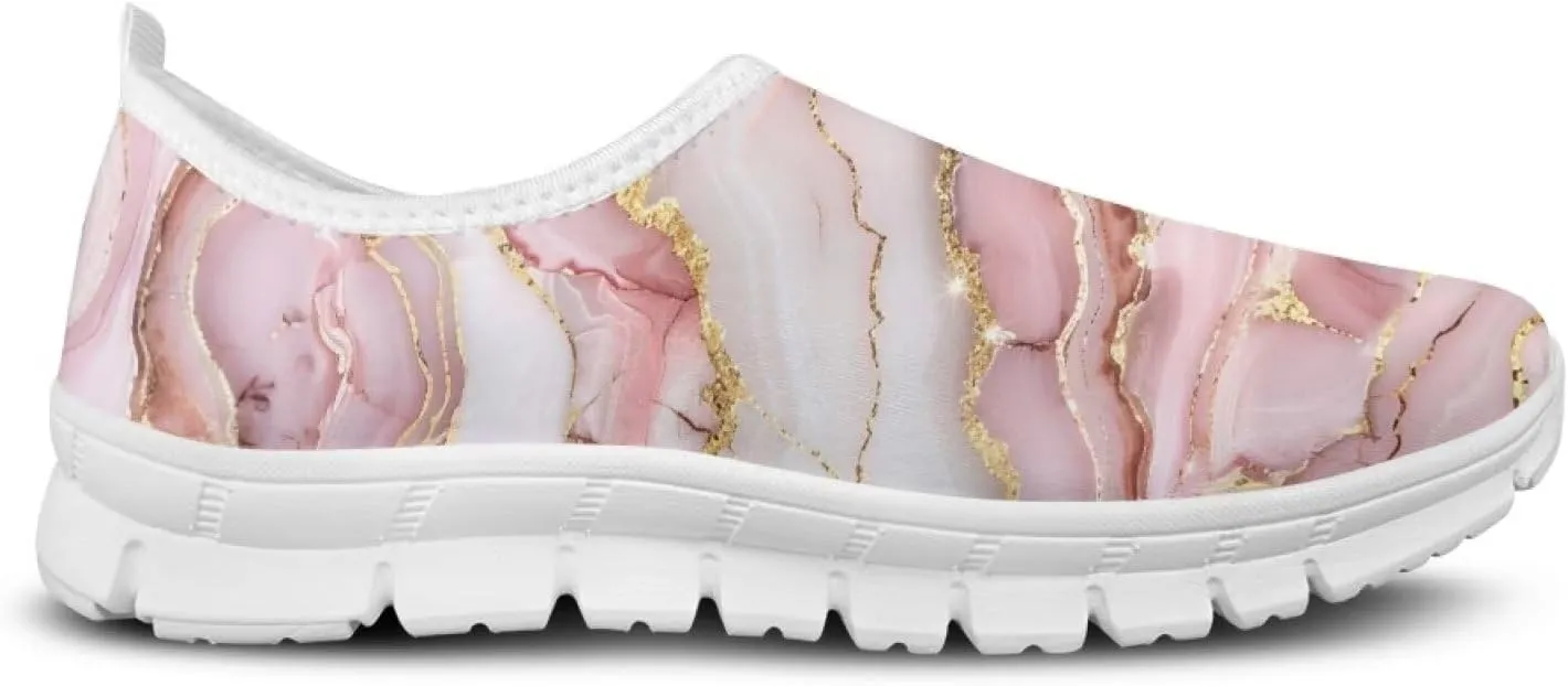 Women's Casual Flat Shoes Slip On Sneakers Lightweight Comfort Soft Loafers Running Walking Dress Shoes