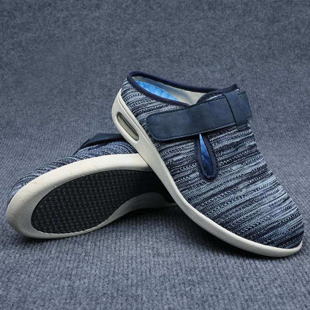 Women's Diabetic Slippers Extra Wide Width Walking Shoes with Adjustable Closures for Diabetic Edema Plantar Fasciitis Bunions Arthritis Swollen Feet