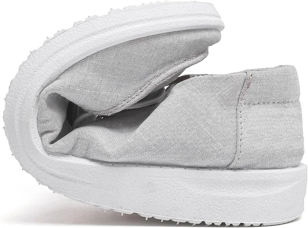 Womens Loafers Women Shoes Casual Slip-On Canvas Shoes Breathable Lightweight Boat Shoes for Women