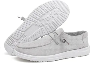 Womens Loafers Women Shoes Casual Slip-On Canvas Shoes Breathable Lightweight Boat Shoes for Women