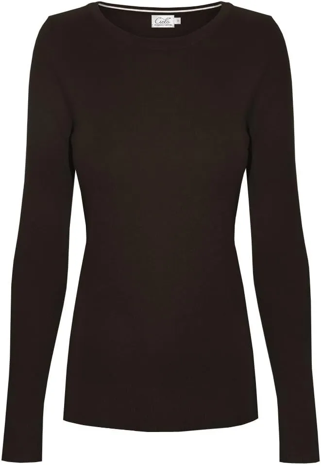 Women's Solid Soft Stretch Pullover Knit Sweater