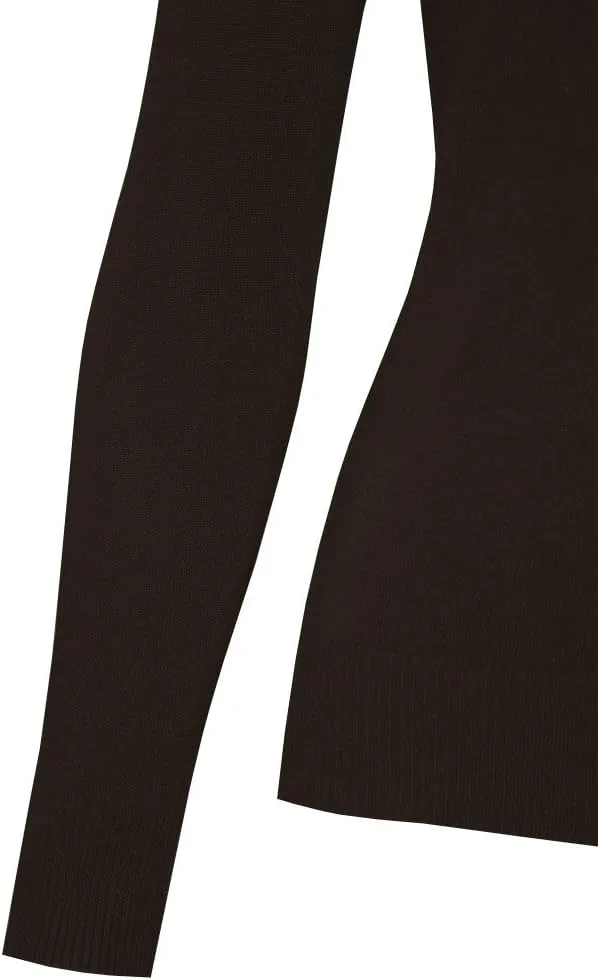 Women's Solid Soft Stretch Pullover Knit Sweater