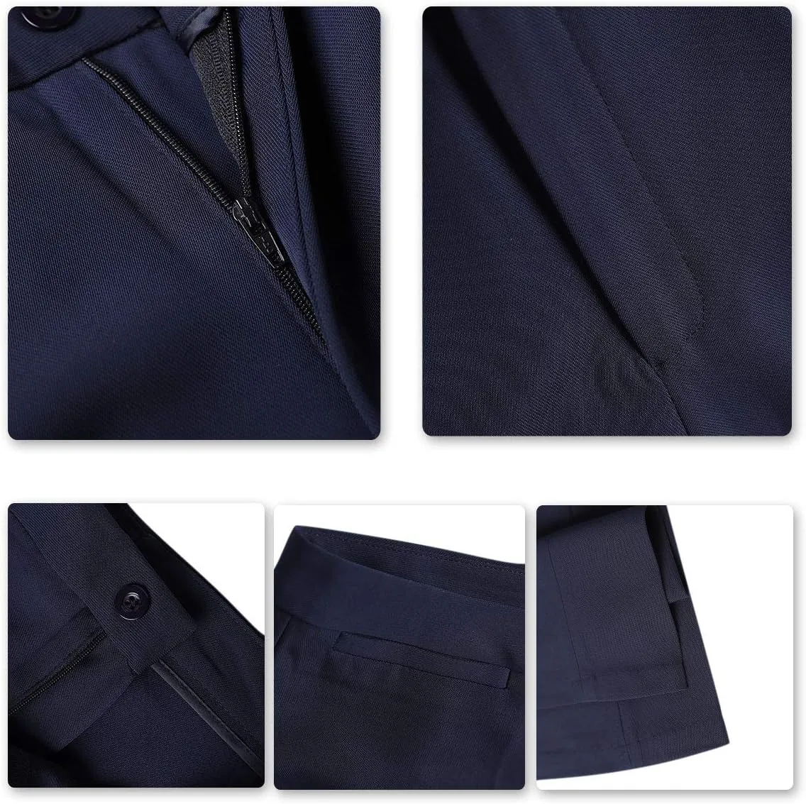 YUNCLOS Women's Business Office 1 Button Blazer Jacket and Pants Suit Set